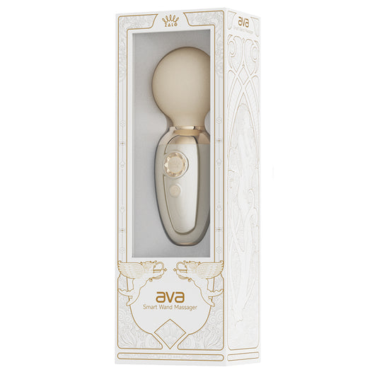 Zalo Ava Smart Wand Massager - Ivory White