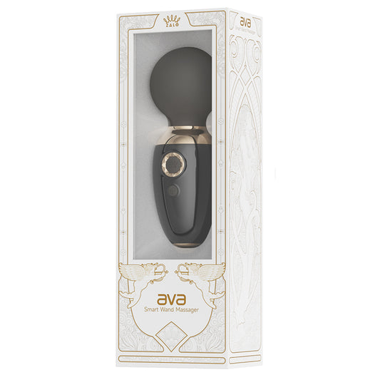 Zalo Ava Smart Wand Massager - Obsidian Black