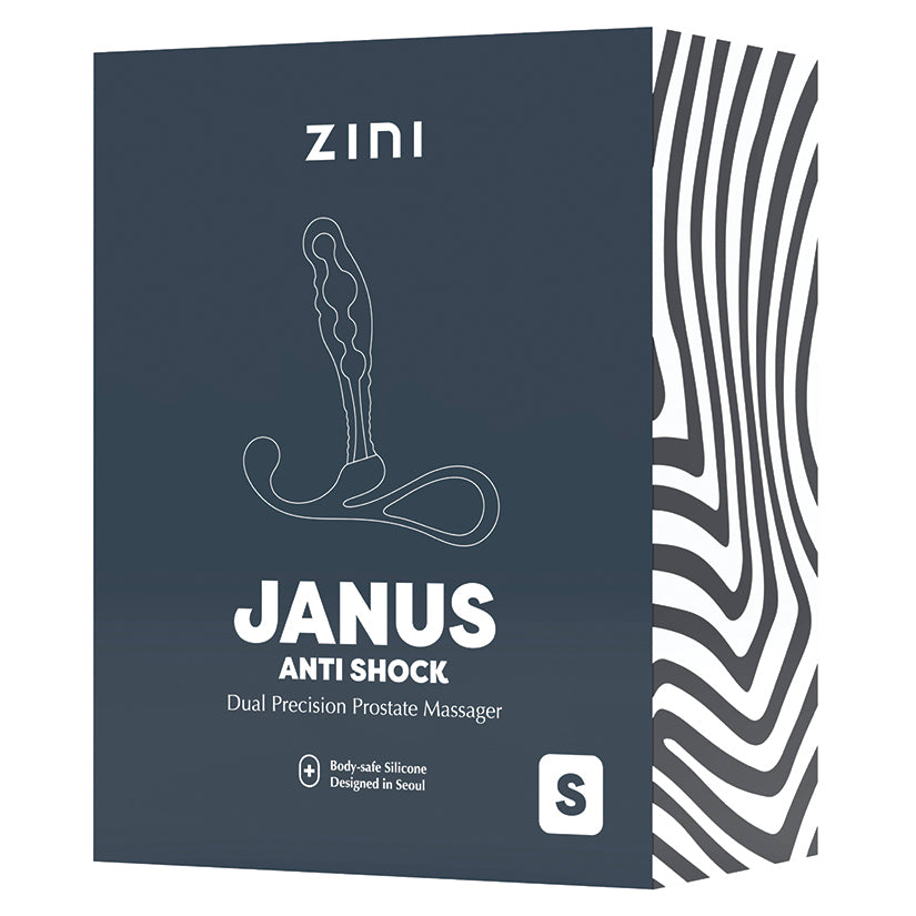 Zini Janus Antishock Dual Precision Prostate Massager - Black Small