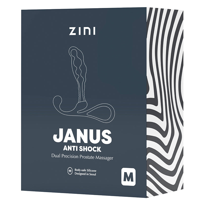 Zini Janus Antishock Dual Precision Prostate Massager - Black Medium