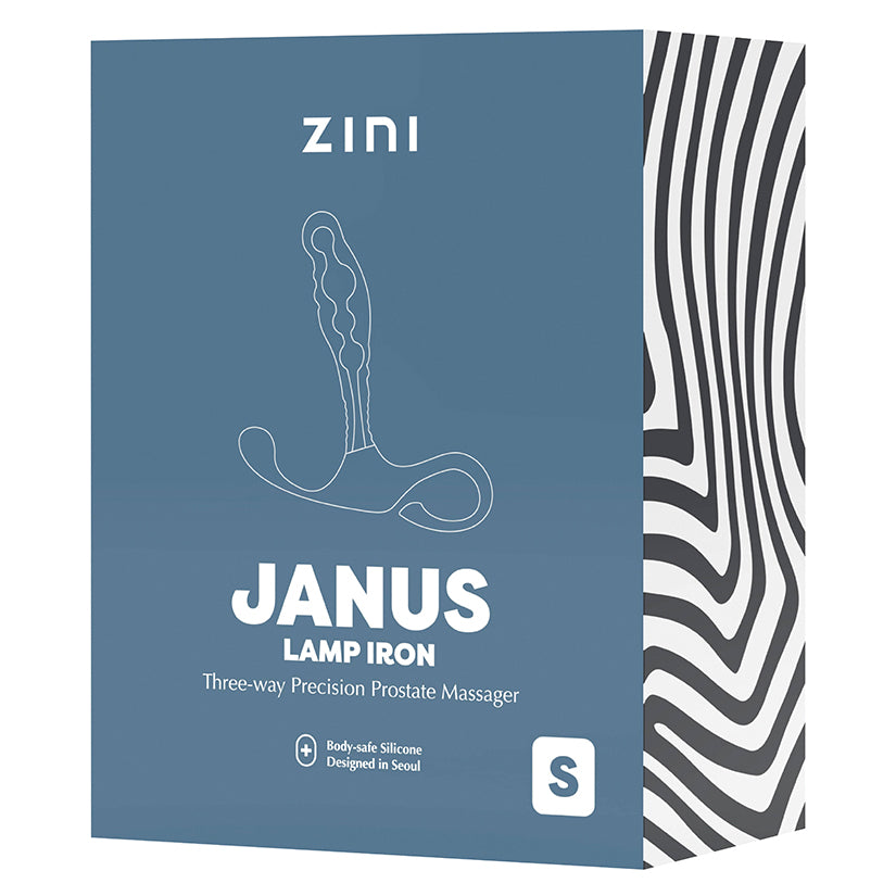 Zini Janus Lamp Iron Three Way Precision Prostate Massager - Bordeaux Small