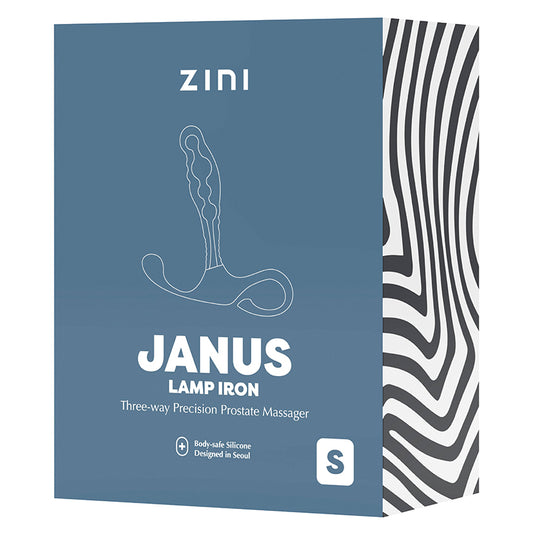 Zini Janus Lamp Iron Three Way Precision Prostate Massager - Bordeaux Small