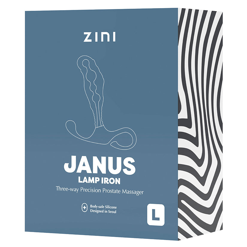 Zini Janus Lamp Iron Three Way Precision Prostate Massager - Bordeaux Large