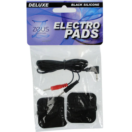 Zeus Electrosex Deluxe Black Electro Pads